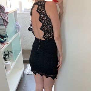 LF LACEY OPEN BACK DRESS